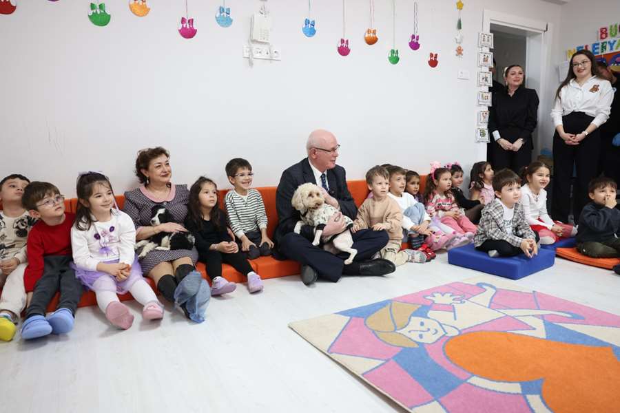 Odunpazarı’nda minik yüreklerden büyük mesaj: “Sevgi varsa umut var”