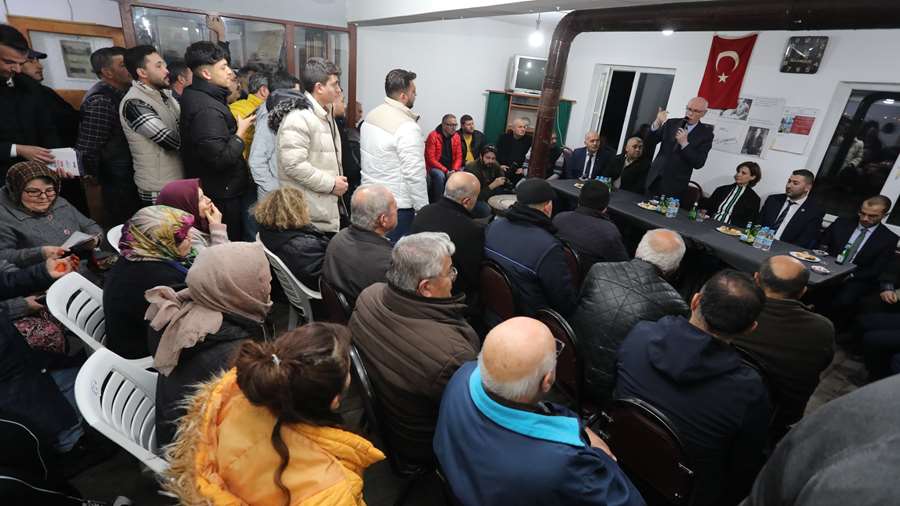 Başkan Kurt ve Ünlüce Vişnelik, Gülpınar ve Erenköy’de vatandaşlarla buluştu