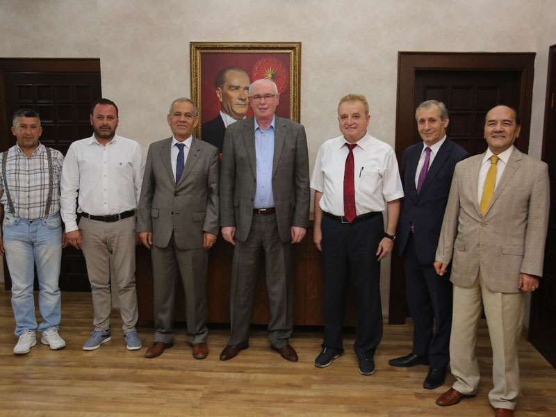 Eskişehir Gazeteciler Cemiyeti Başkan Kurt’u ziyaret etti