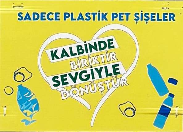 Kalp Şeklinde Pet Şişe Toplama Kumbarası Projesi