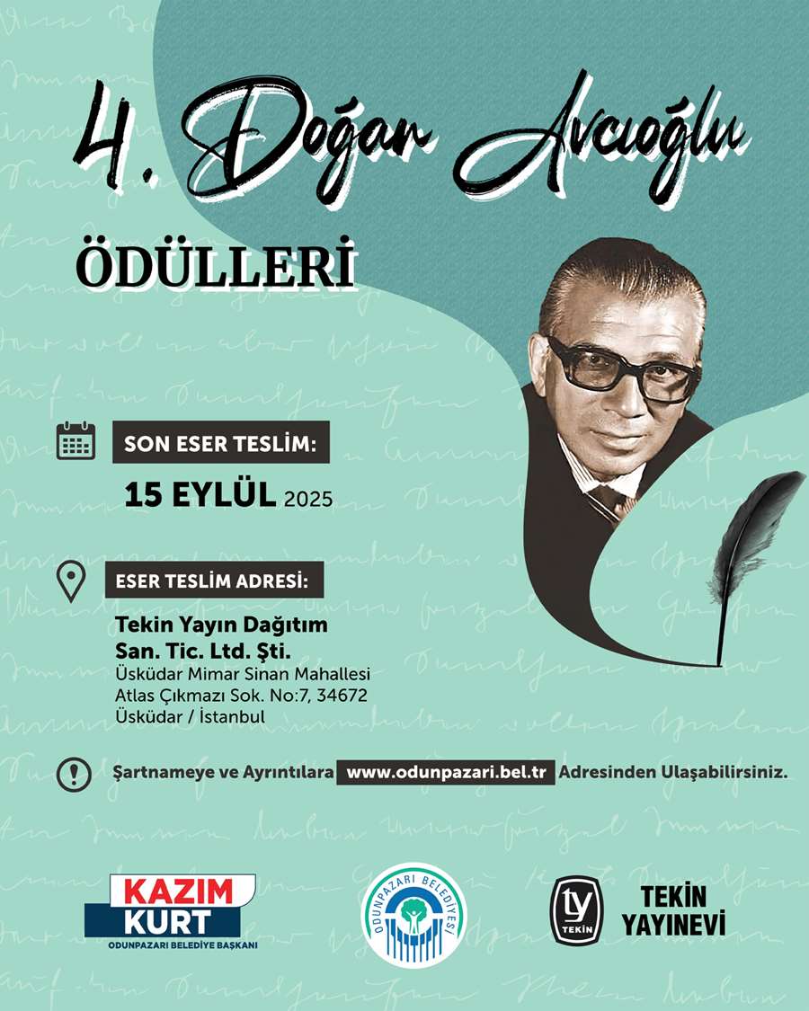 Odunpazarı Belediyesi Doğan Avcıoğlu Ödülleri’nin dördüncüsünü düzenliyor