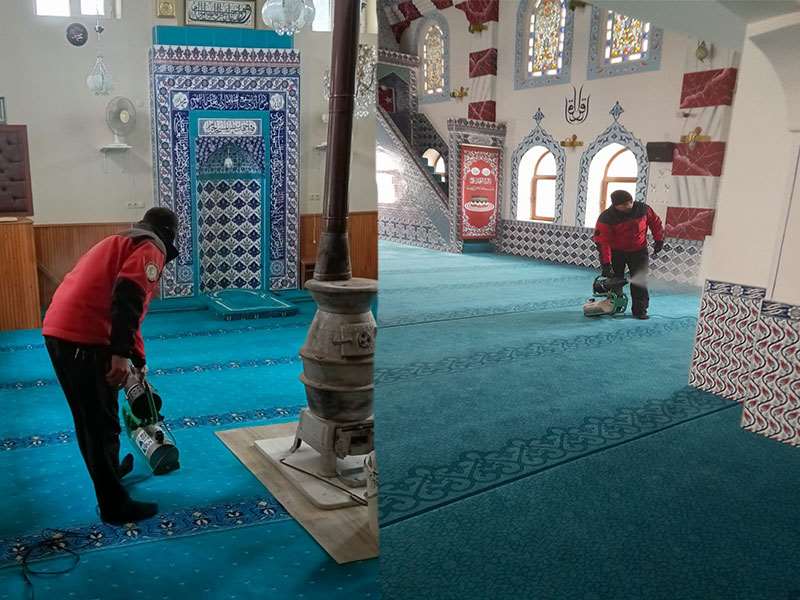Odunpazarı merkezdeki 103 camiyi dezenfekte etti