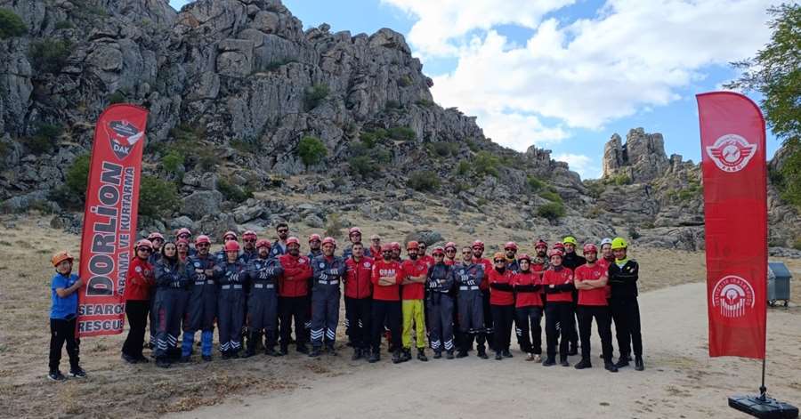 Odunpazarı ve Dorlion arama kurtarma ekiplerinden gerçekçi tatbikat