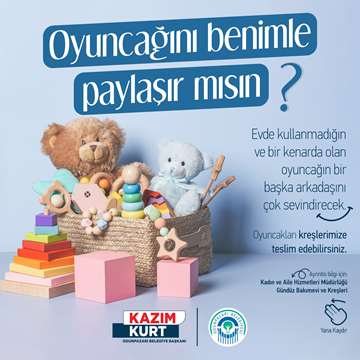 Odunpazarı Belediyesi’nden çocuklarla oyuncak dayanışması