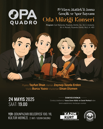 OPA QUADRO 19 MAYIS ODA MÜZİĞİ KONSERİ