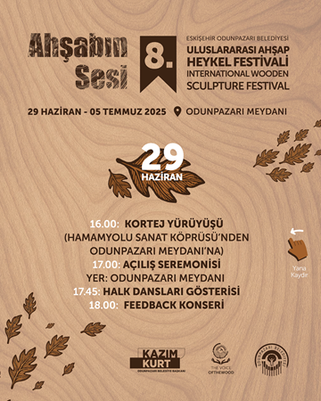 ULUSLARARASI AHŞAP HEYKEL FESTİVALİ 1. GÜN