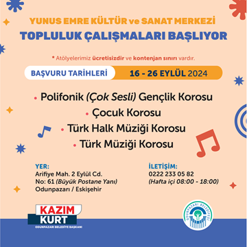 YKSM TOPLULUK ÇALIŞMALARI BAŞLIYOR